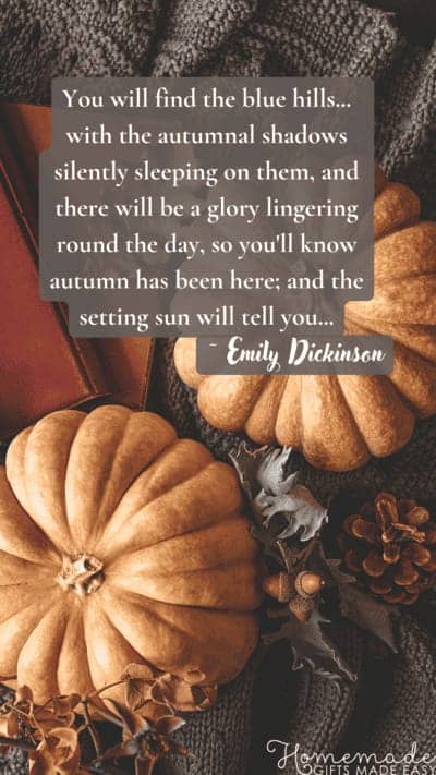 Fall Aesthetic Wallpaper Emily Dickinson Quote