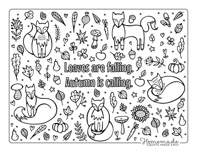 96 Best Autumn Fall Coloring Pages Free Pdf Printables For Kids