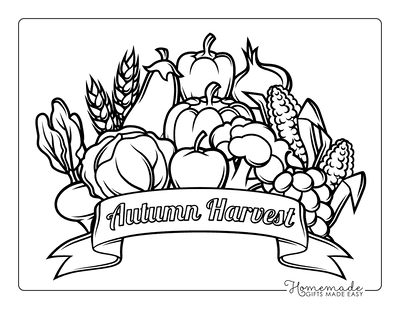 free coloring pages for fall