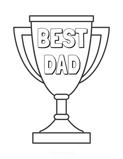 Happy Father's Day Coloring Pages for Kids