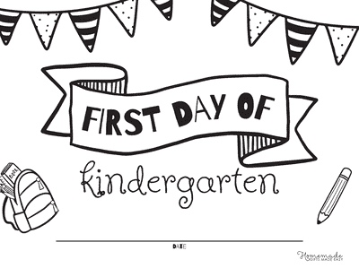 Free Printable First Day of School Sign (PDF Download)