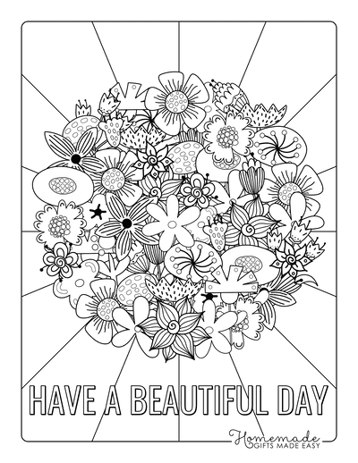 Featured image of post Blank Coloring Pages Flowers