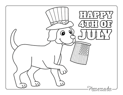 Fourth of July Coloring Pages Easy Dog Celebrating Fourth of July Coloring for Kids Fourth of July Coloring Pages Easy Dog Celebrating Fourth of July Coloring for Kids