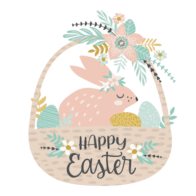 Free Printable Easter Cards 5x5 Easter Basket