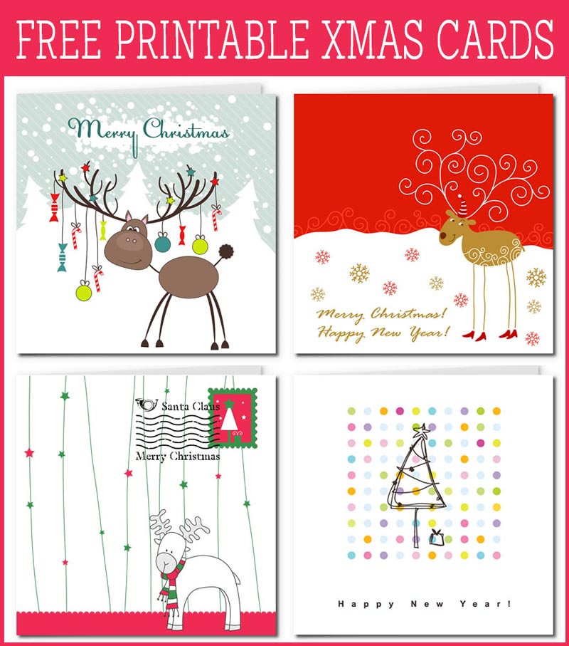 Holiday Card Template Free Printable