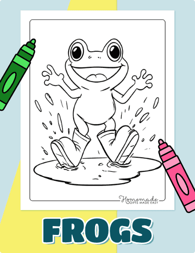 Frog Coloring Pages
