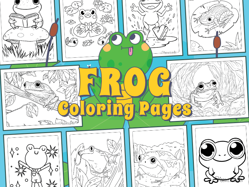 Frog Coloring Pages