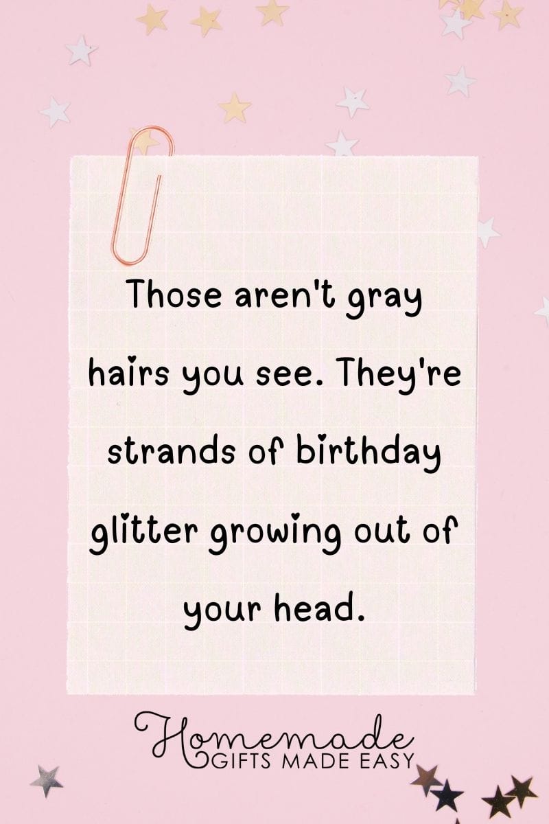 funny birthday wishes strands of birthday glitter