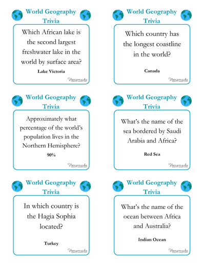 Geography Trivia World