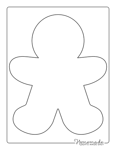 Patterns For Gingerbread Man Printable