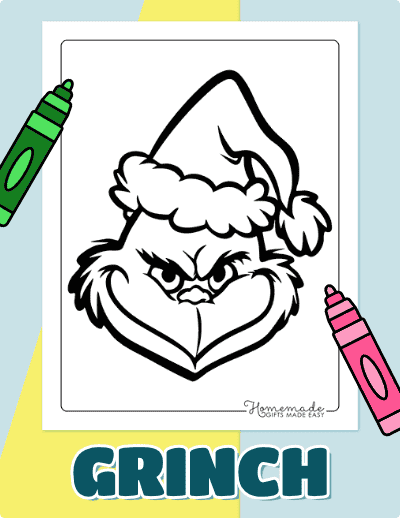 Grinch Coloring Pages