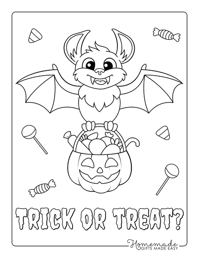 halloween drawing coloring pages