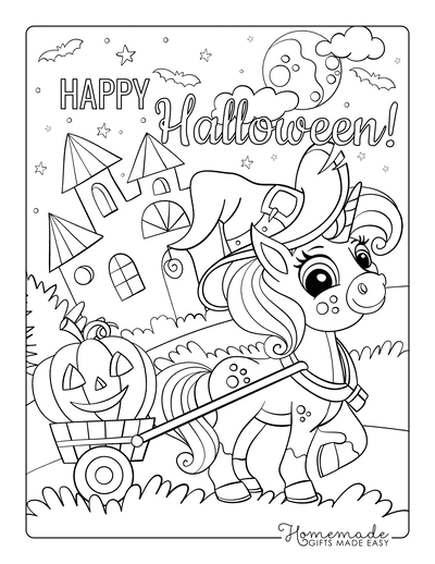 740 Halloween Coloring Pages Unicorn Free - Coloring Pages Printable