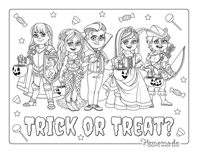 Mini Halloween Coloring Book – Printable Colouring Pages