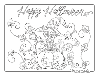 blank halloween coloring pages