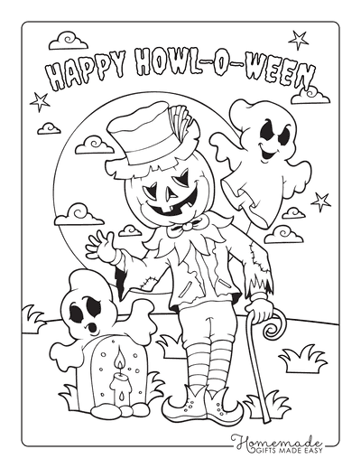 Halloween Coloring Pages For Kids