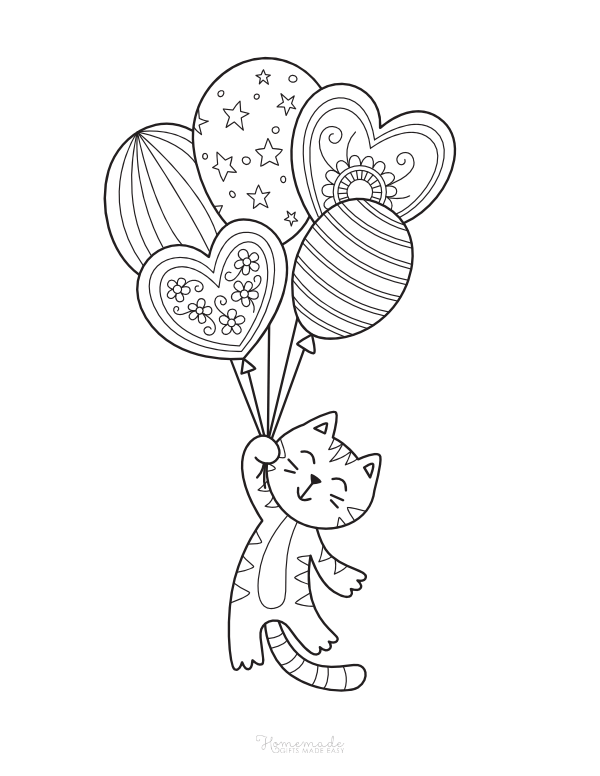Download 55 Best Happy Birthday Coloring Pages Free - Printable PDFs