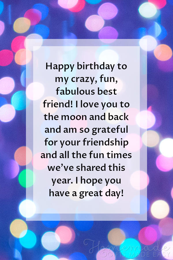 happy birthday my dear friend messages