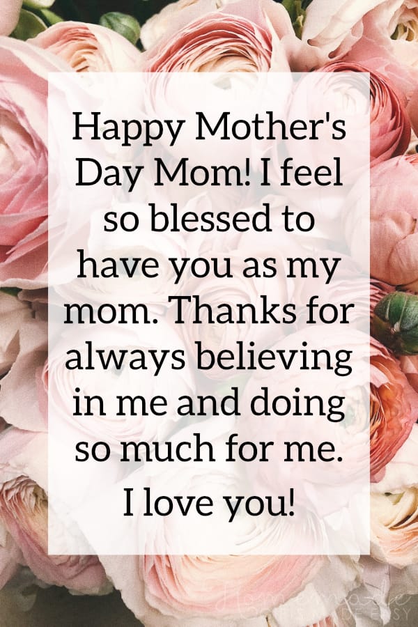 happy Mother's Day images believing in me 600x900