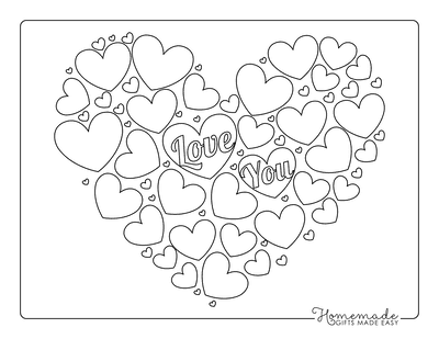 70 Best Heart Coloring Pages Free Printables For Kids Adults