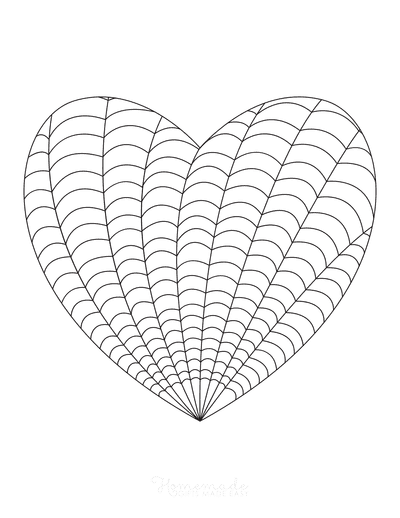 heart diagram for kids to color