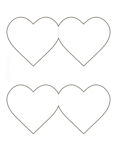 Heart Card Template Printable