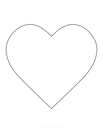 Printable Heart Stencil Pattern