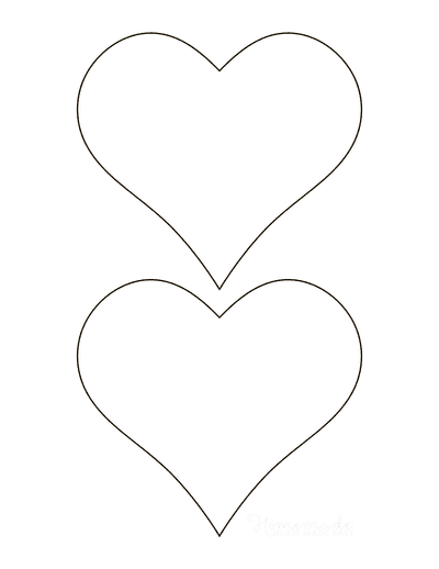 25+ Heart Template, Printable Heart Templates