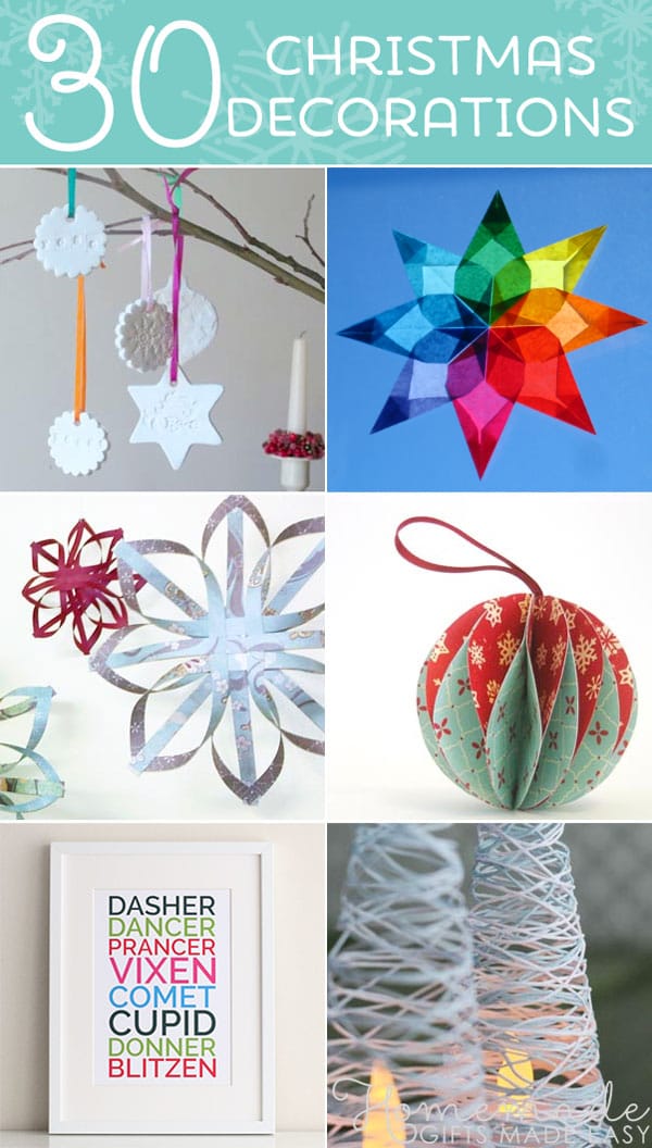 DIY christmas decorations you can make at home Easy and festive ideas