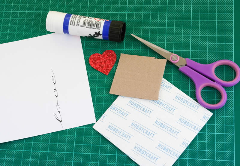 homemade valentine card heart balloon printable