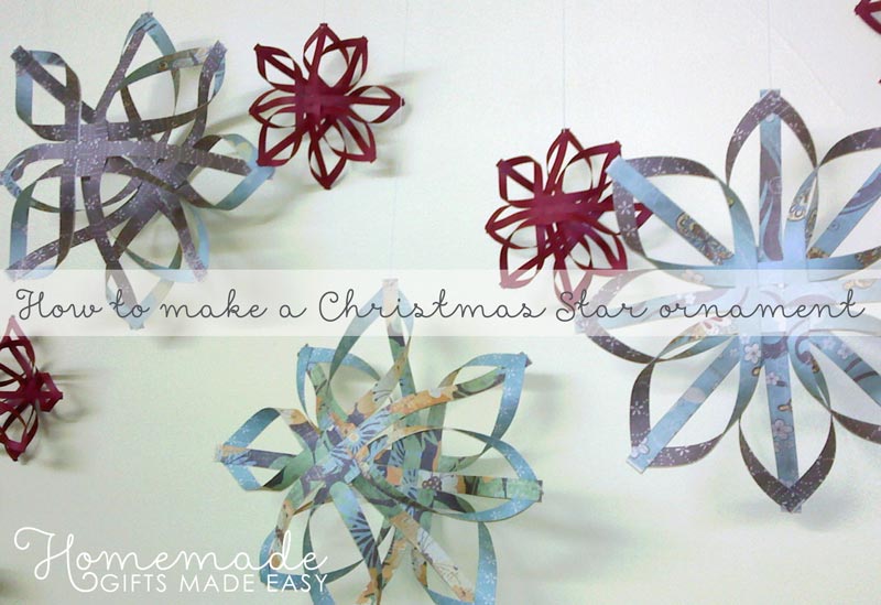 christmas star ornament craft