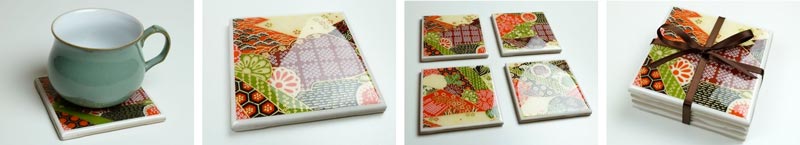 Patterned Tile Coasters · How To Make A Tile Coaster · Other on