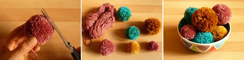 How to make large pom poms with cds! 