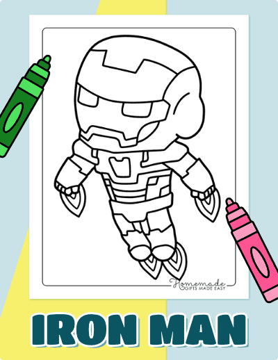 Iron Man Coloring Pages