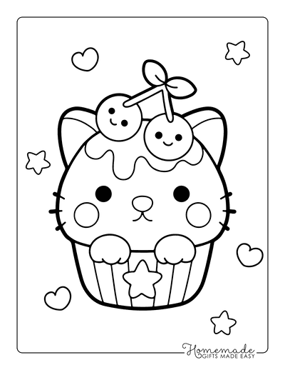 Free Printable Cute Coloring Pages for Kids