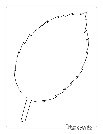 21 free leaf templates printable outlines of maple oak etc for kids crafts