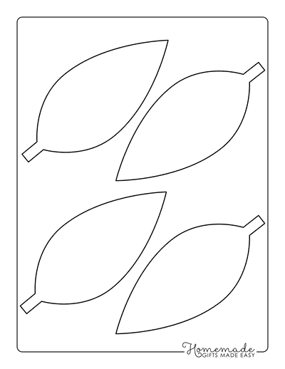 Free Leaf Templates Printable Leaf Outlines For Kids Crafts