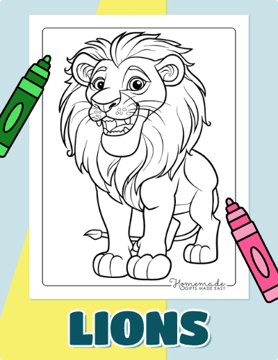 Lion Coloring Pages