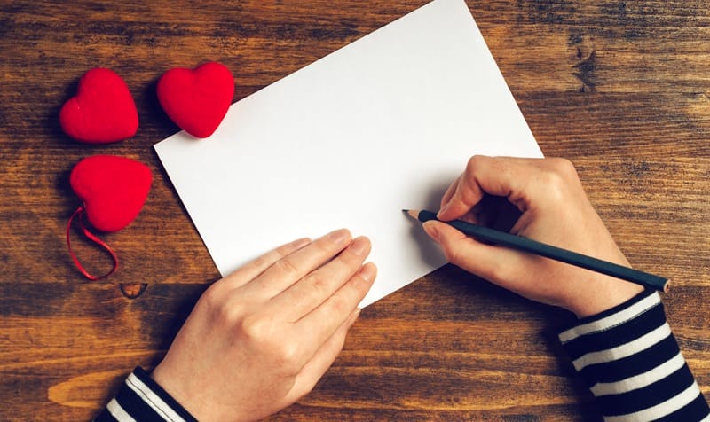 love poems for wife writing a love note with cute hearts
