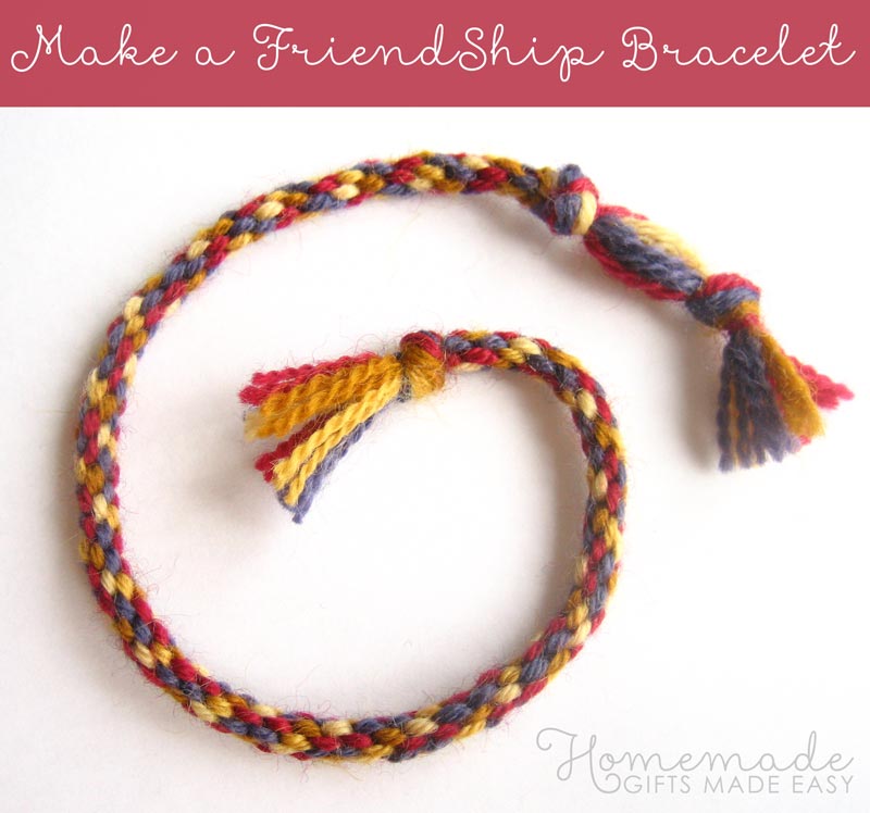 Make a Friendship Bracelet the Easy Way