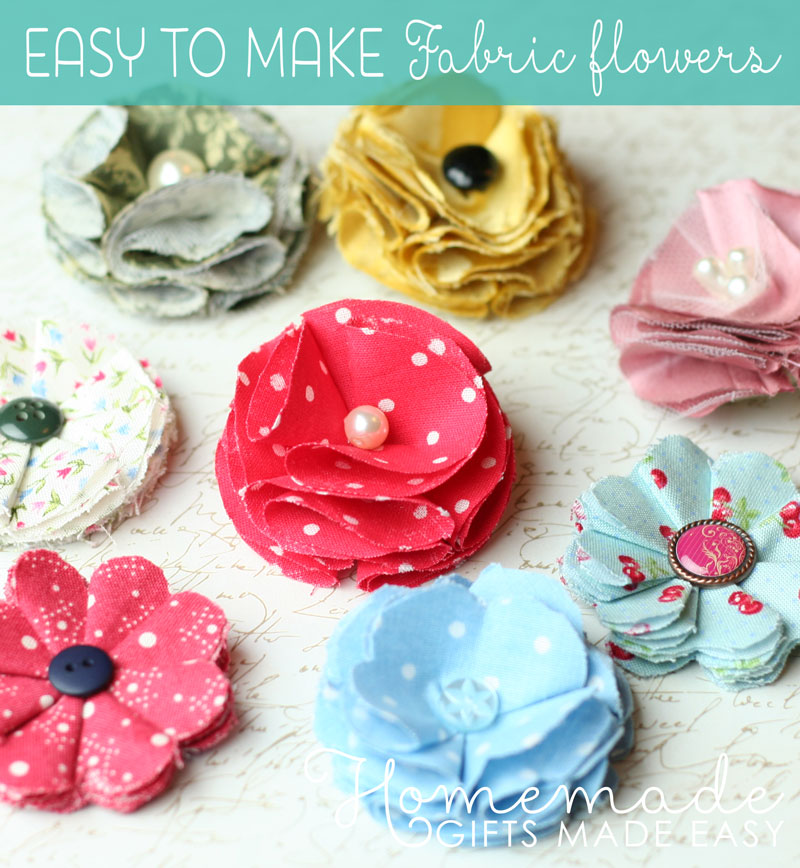 How to Make Fabric Flowers 25 DIY Tutorials  Guide Patterns