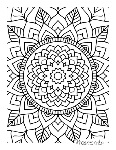 Mandala Coloring Pages For Beginners