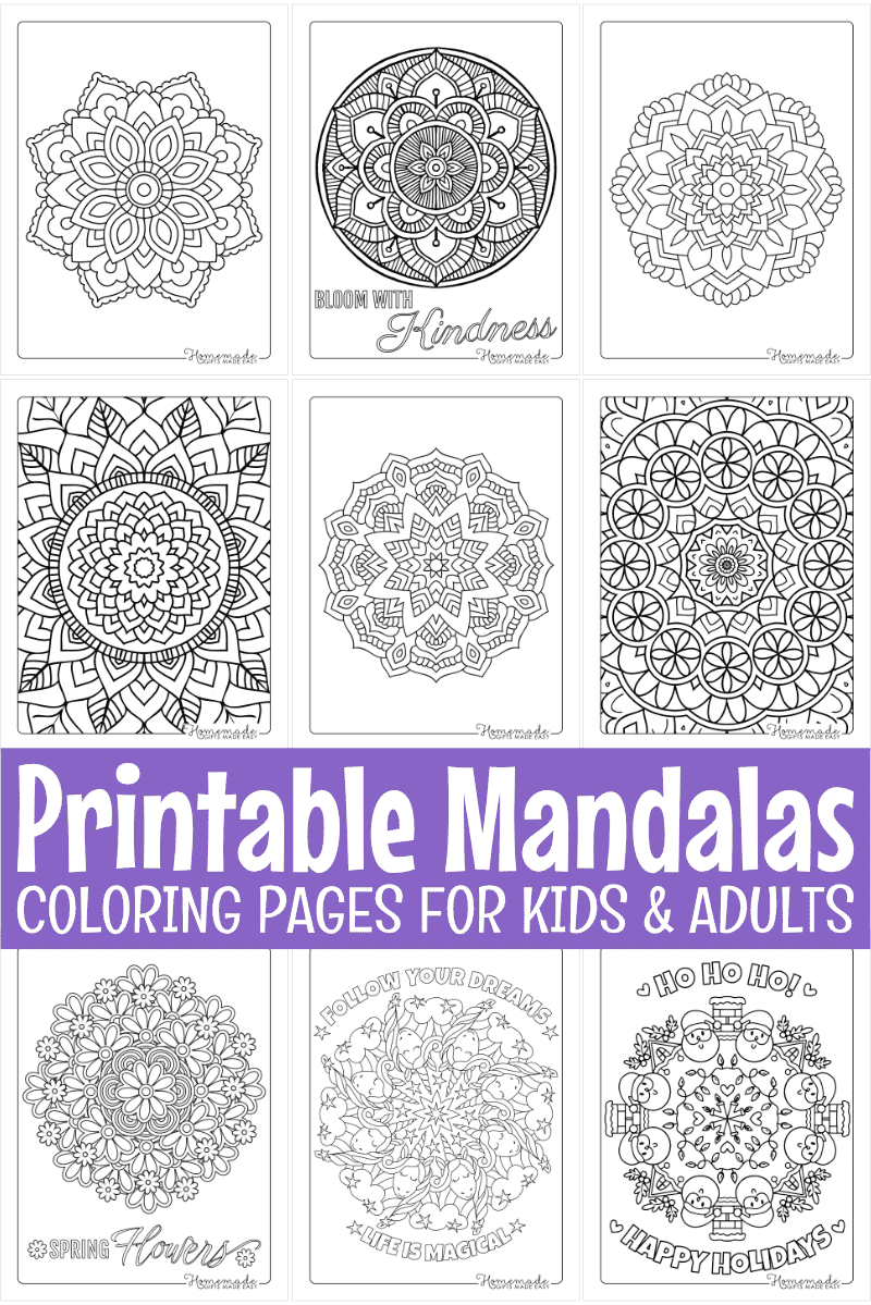 Free Printable Mandala Coloring Pages