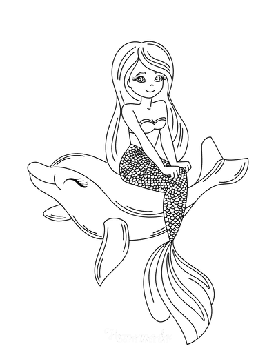 Download 57 Mermaid Coloring Pages Free Printable Pdfs