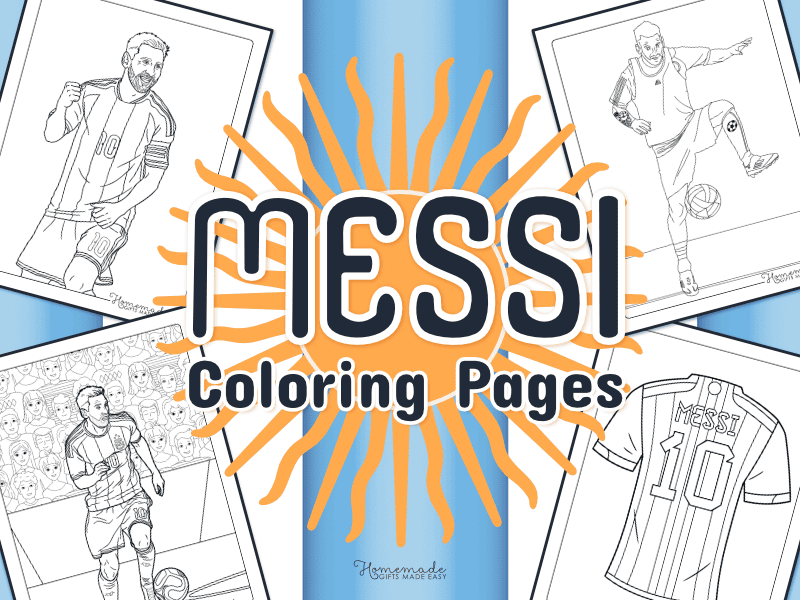 Messi Coloring Pages