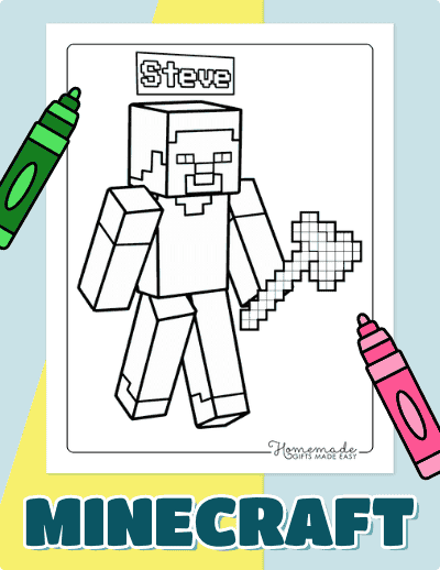 Minecraft Coloring Pages