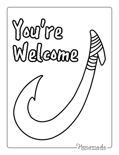Moana Coloring Pages Easy Mauis Hook Moana Coloring Page for Preschoolers