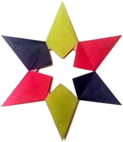 modular origami star