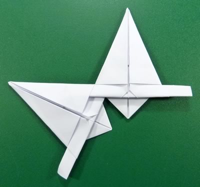 modular-money origami star step 7d