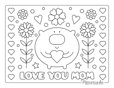 Easy Coloring Pages for Kids {Cute Designs!} - What Mommy Does